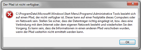 Fehlermeldung „Auf dem Datenträger befindet sich kein erkanntes Dateisystem.“