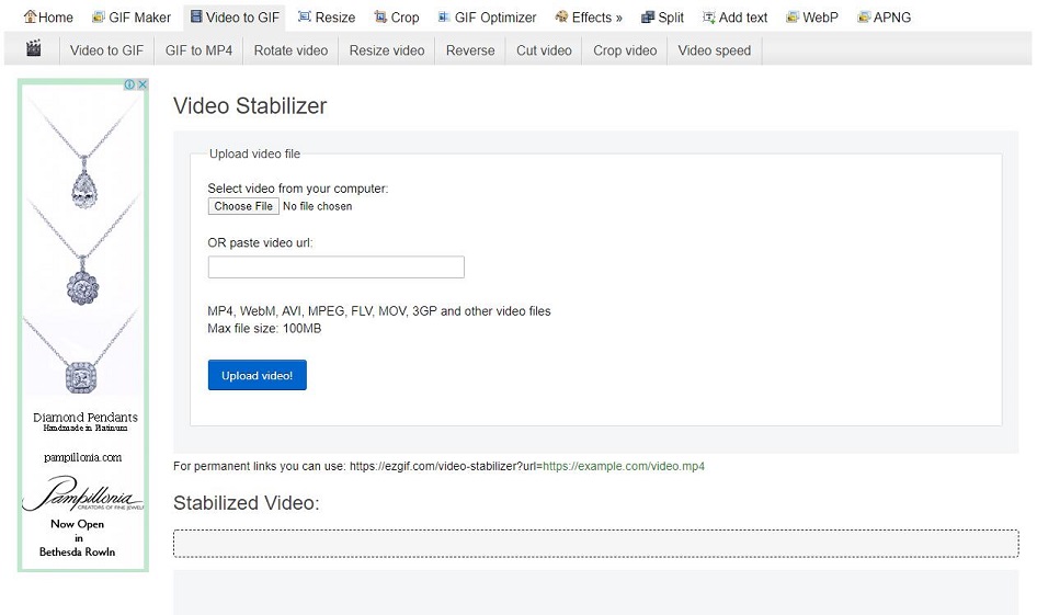 Ezgif Video Stabilizer