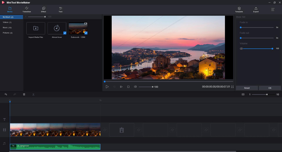 add audio to video