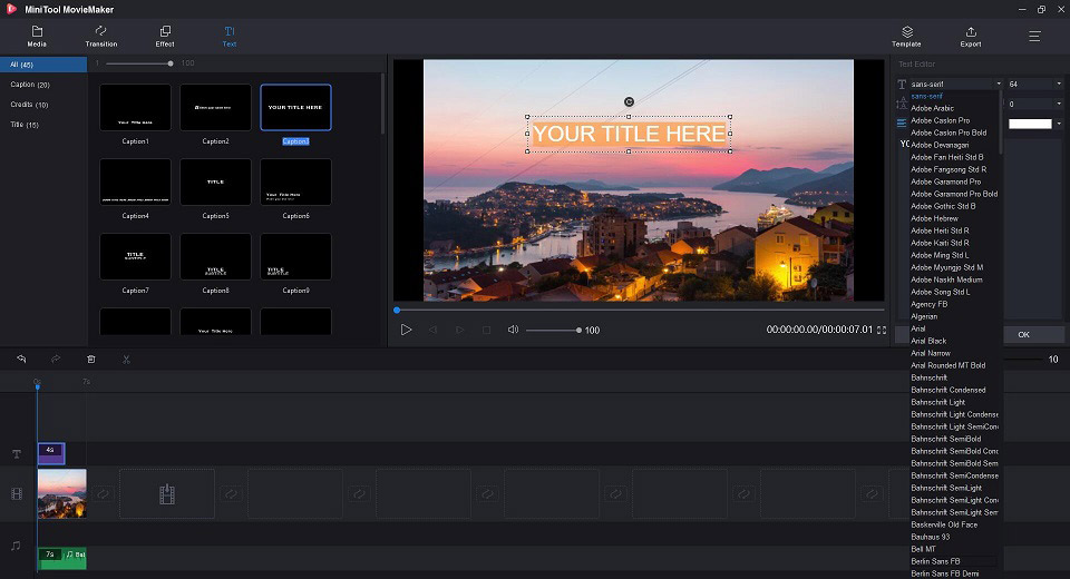 MiniTool MovieMaker