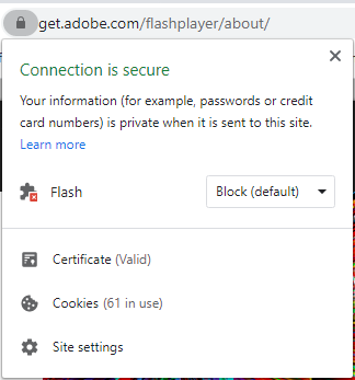 allow flash on Chrome
