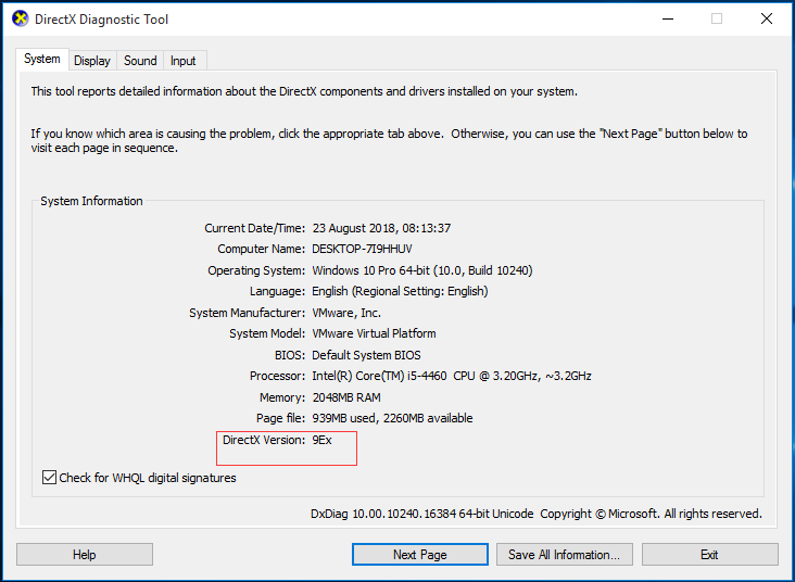 install the latest video driver