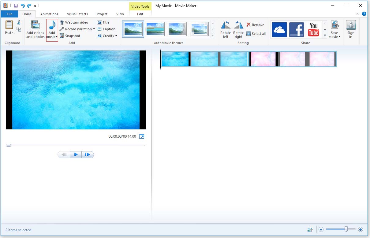 add photos and audio