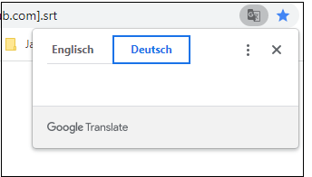 Videountertitel ins Deutsche übersetzen