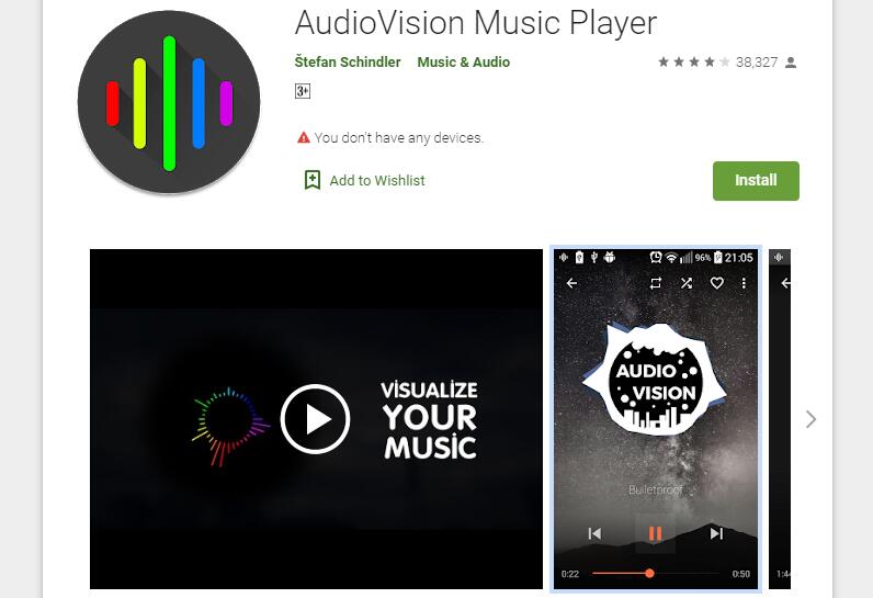 AudioVision Music Player