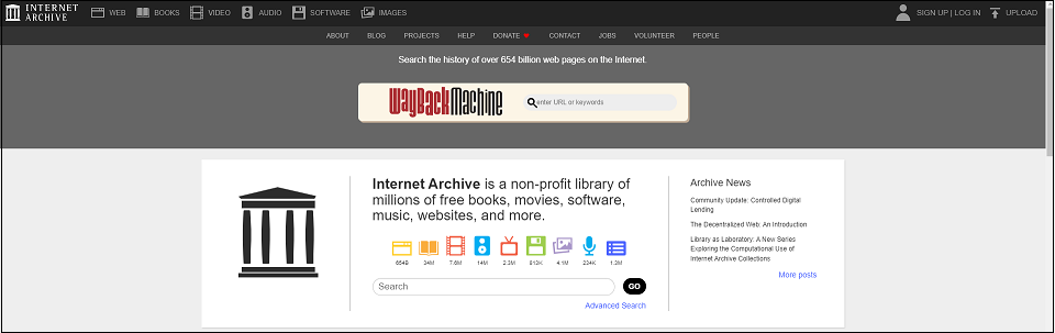 Archives Internet