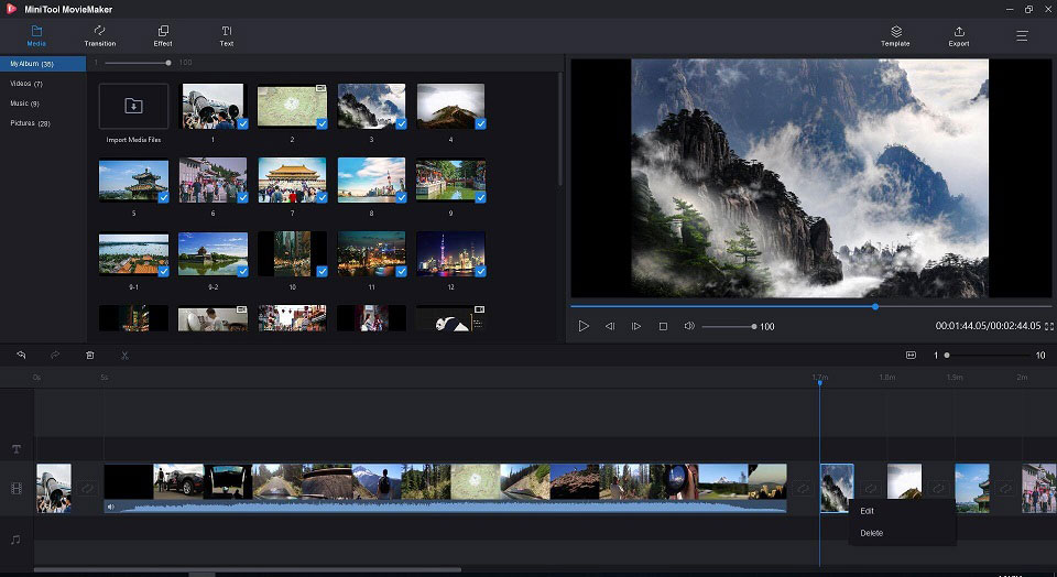 MiniTool MovieMaker