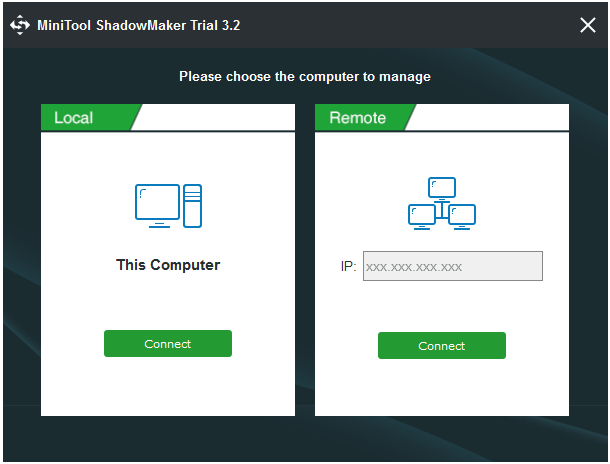 choose This Computer to Manage