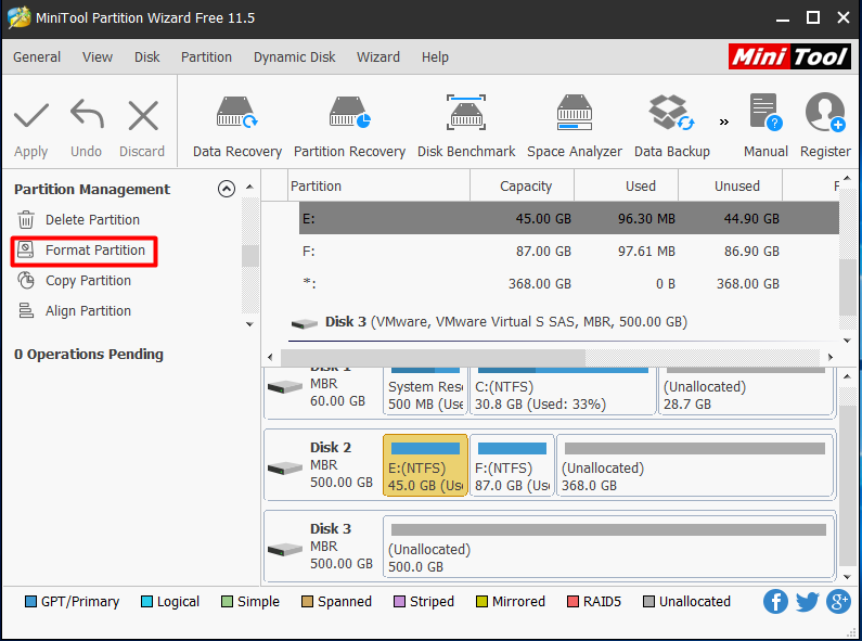 format partition