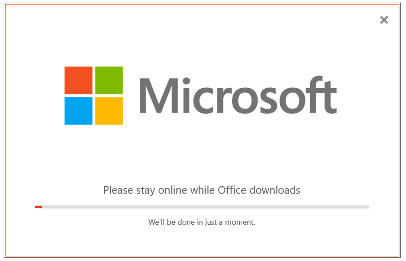 start installing MS Project