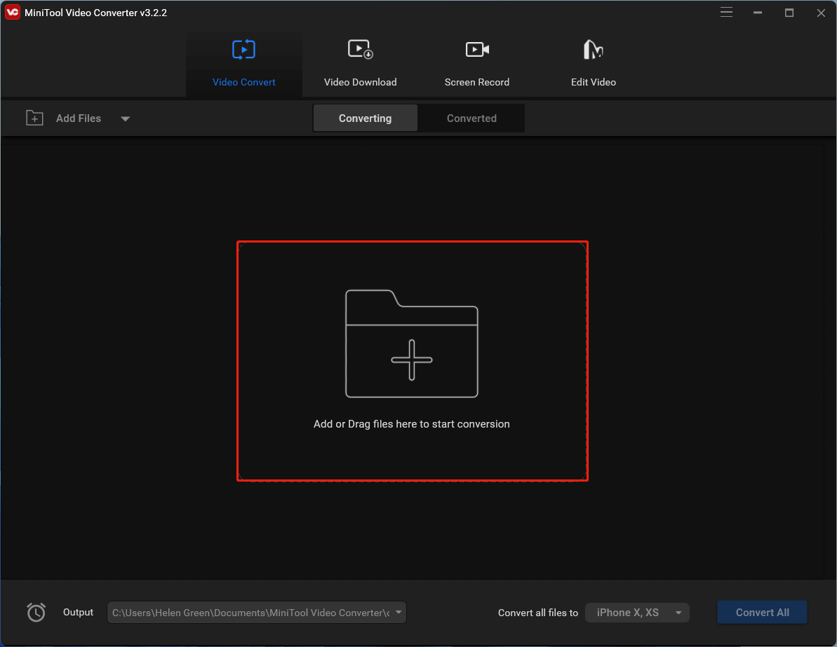 select files to convert