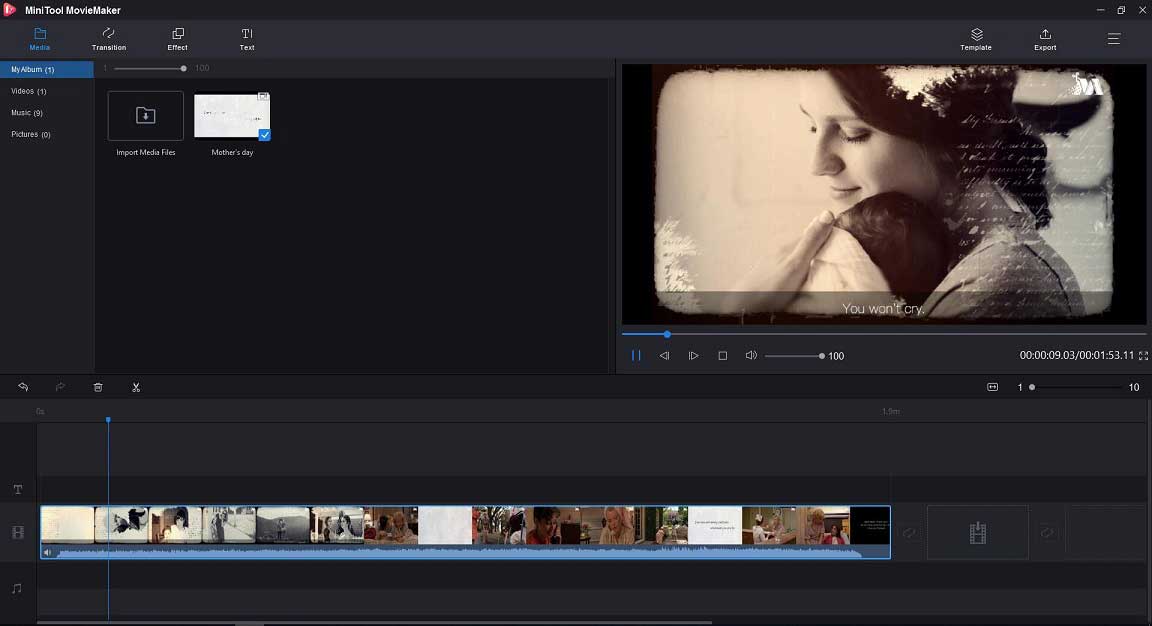 MiniTool MovieMaker