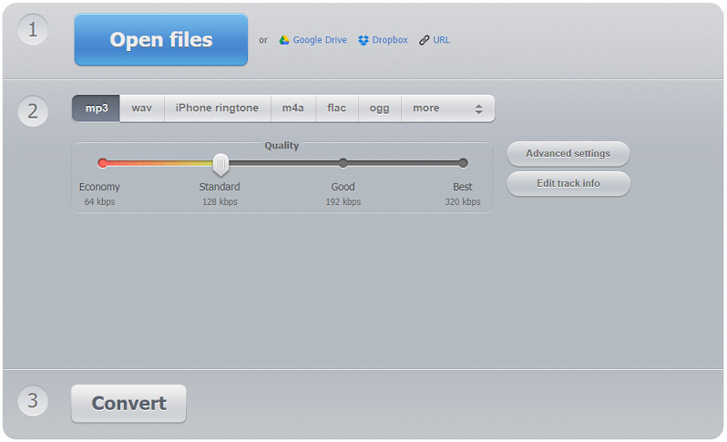 online audio converter