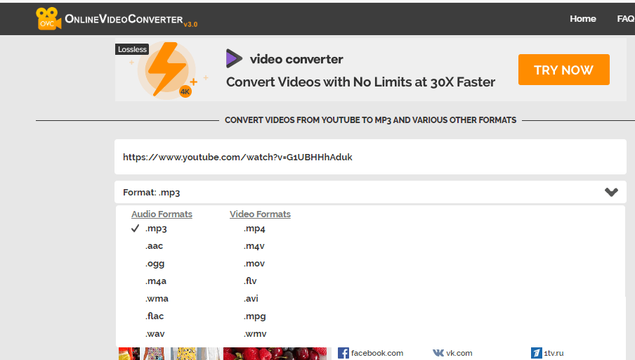 Convert A VIDEO LINK