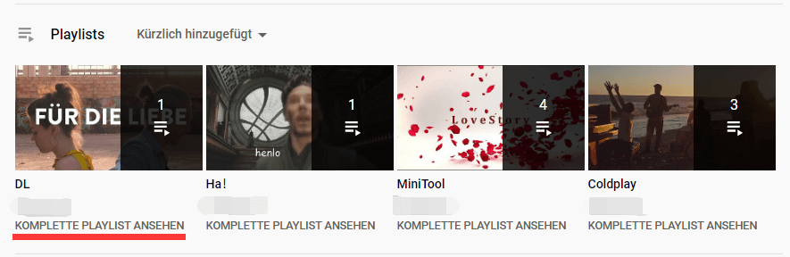 GANZE WIEDERGABELISTE ANSEHEN