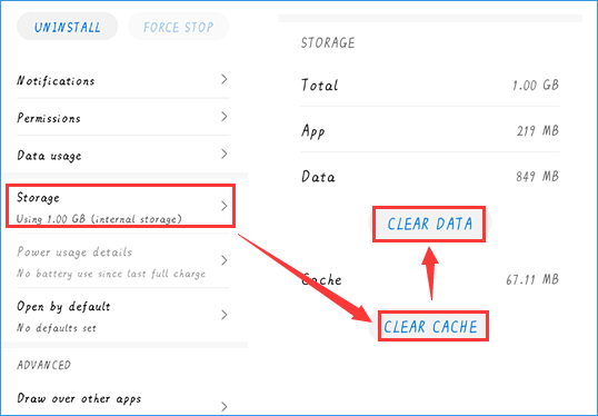 limpar arquivos de cache para o YouTube